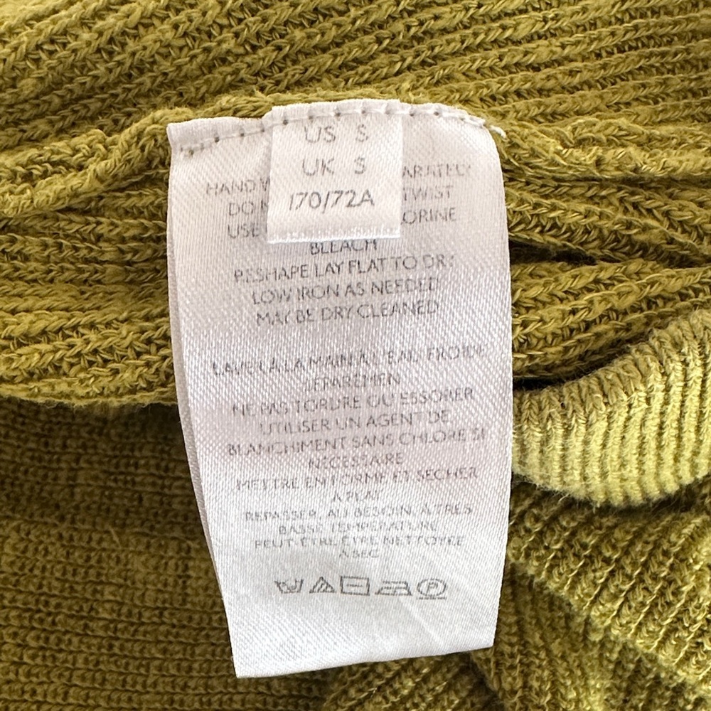 Wide Leg Knit Pants in Olive Green - Picture 6 of 6
